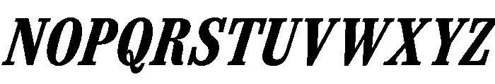 Spread BoldItalic Font UPPERCASE