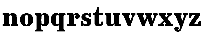 Spread Bold Font LOWERCASE