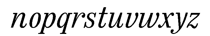 Spread BookItalic Font LOWERCASE