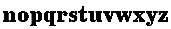 Spread ExtraBold Font LOWERCASE