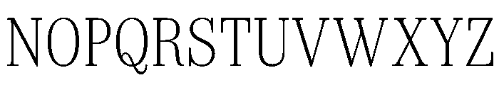 Spread ExtraLight Font UPPERCASE