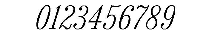 Spread ExtralightItalic Font OTHER CHARS