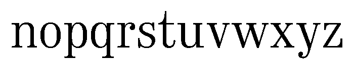 Spread Light Font LOWERCASE