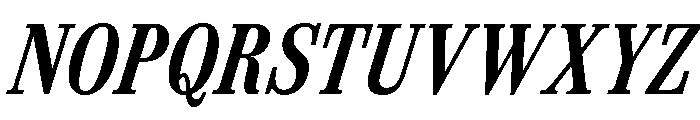 Spread MediumItalic Font UPPERCASE