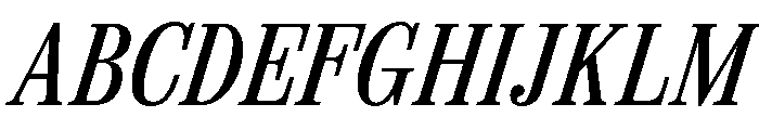 Spread RegularItalic Font UPPERCASE