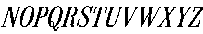Spread RegularItalic Font UPPERCASE