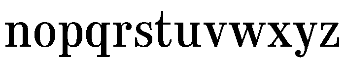 Spread Regular Font LOWERCASE