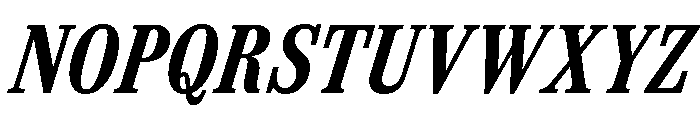 Spread SemiboldItalic Font UPPERCASE