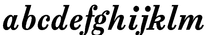 Spread SemiboldItalic FONT