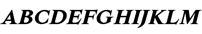 Spyre BoldItalic Font UPPERCASE