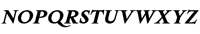 Spyre BoldItalic Font UPPERCASE