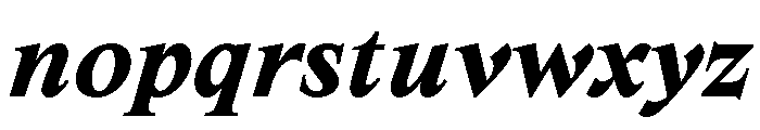 Spyre BoldItalic Font LOWERCASE