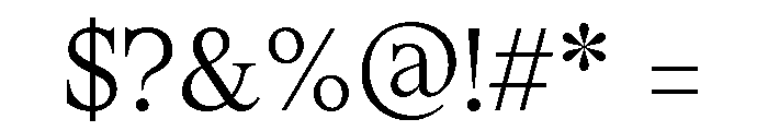Spyre Book Font OTHER CHARS