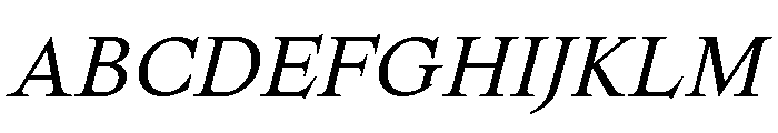 Spyre Italic Font UPPERCASE