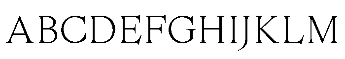 Spyre Light Font UPPERCASE