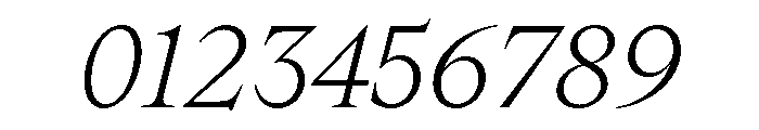 Spyre LightItalic Font OTHER CHARS