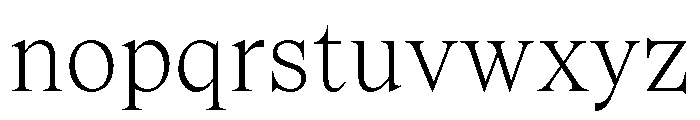 Spyre Light Font LOWERCASE