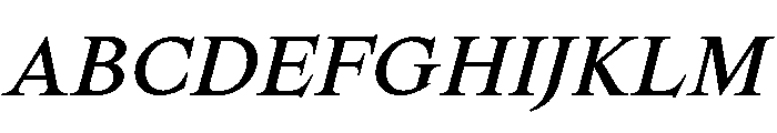Spyre MediumItalic Font UPPERCASE