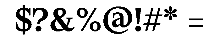 Spyre Semibold Font OTHER CHARS