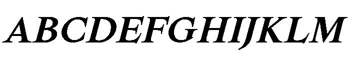 Spyre SemiboldItalic Font UPPERCASE