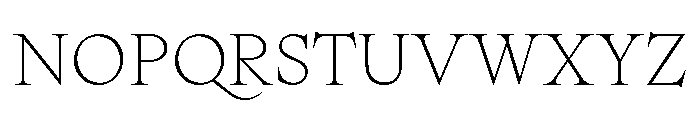 Spyre Thin Font UPPERCASE