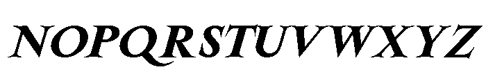 SpyreEpoch BoldItalic Font UPPERCASE