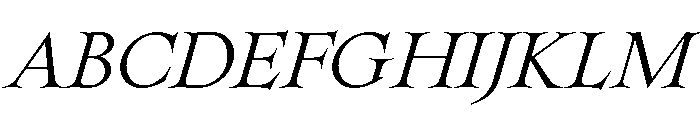 SpyreEpoch BookItalic Font UPPERCASE