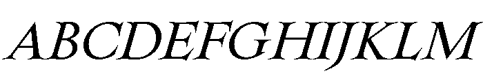 SpyreEpoch Italic Font UPPERCASE