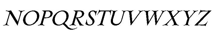 SpyreEpoch Italic Font UPPERCASE