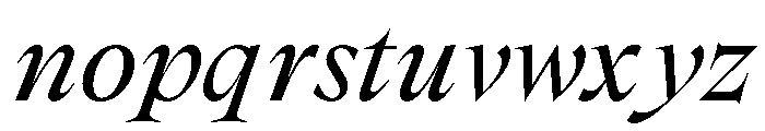 SpyreEpoch Italic Font LOWERCASE