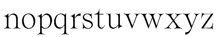 SpyreEpoch Light Font LOWERCASE