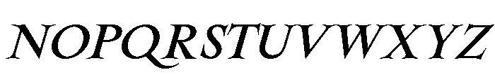 SpyreEpoch MediumItalic Font UPPERCASE