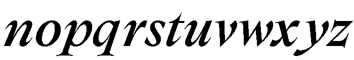 SpyreEpoch MediumItalic Font LOWERCASE