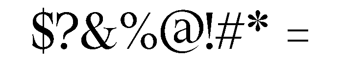 SpyreEpoch Regular Font OTHER CHARS
