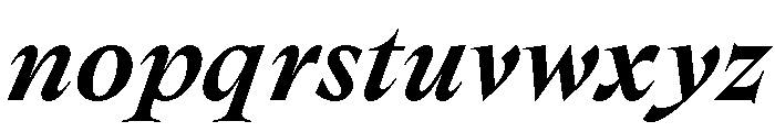 SpyreEpoch SemiboldItalic Font LOWERCASE