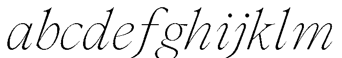 SpyreEpoch ThinItalic FONT