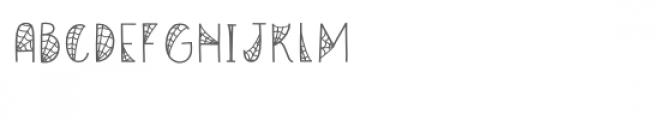 spider webs font Font LOWERCASE