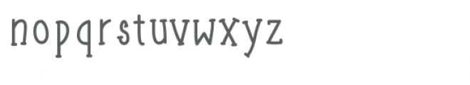 spindly font Font LOWERCASE