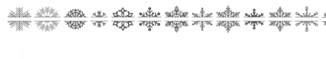 split snowflake dingbats Font UPPERCASE