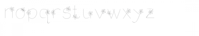 spring fling sketch font Font LOWERCASE