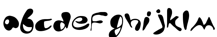 Spacey Font LOWERCASE