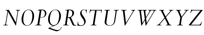 SpectrumMTStd-Italic Font UPPERCASE