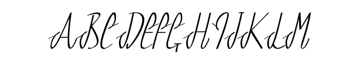 Spencil-CondensedRegular Font UPPERCASE