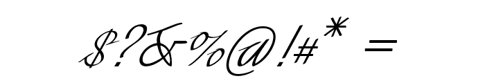 Spencil-Italic Font OTHER CHARS