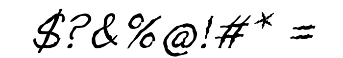 SpinetinglerItalic Font OTHER CHARS
