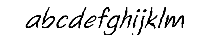 SpinetinglerItalic Font LOWERCASE