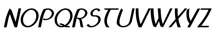 Spinster-BoldItalic Font UPPERCASE