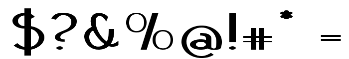 Spinster-ExpandedBold Font OTHER CHARS