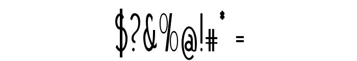 Spinster-ExtracondensedBold Font OTHER CHARS