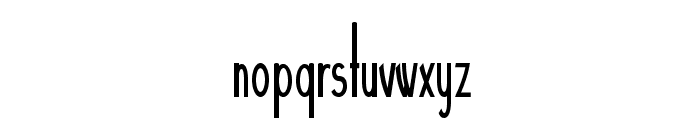 Spinster-ExtracondensedBold Font LOWERCASE